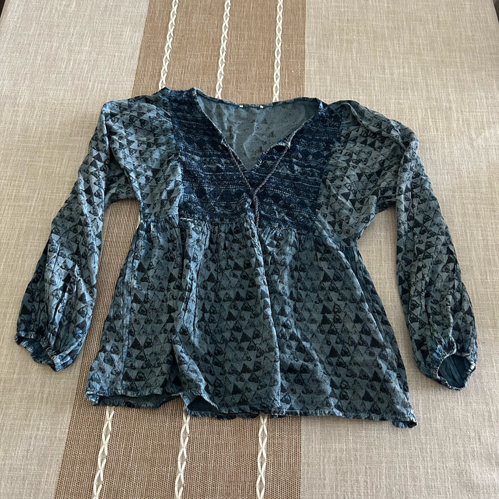Blue long sleeve